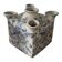 Vase tulipier céramique craquelée circa 1980