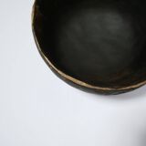 Old African wooden bowl