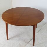 Set of 6 mid-century modernist lounge chairs in plywood - extension table by Cor Alons for Gouda den Boer