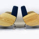 Mid-century r-360 ash armchairs by Janusz Różański, 1960s, Set of 2