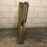 Vintage army style beige folding camp bed - GEP PARIS brand