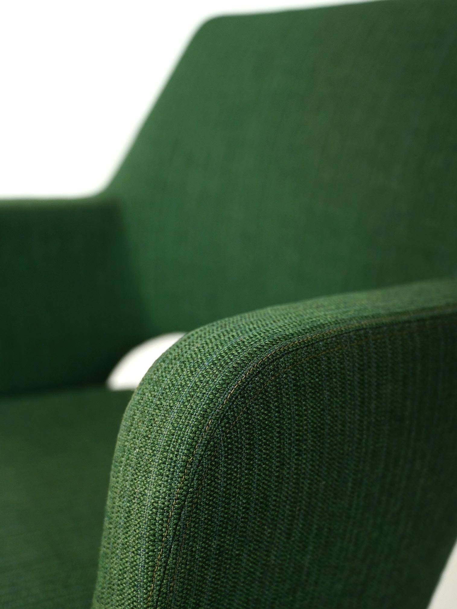 Oslosund armchair by Kinnarps in forest green, 1950s