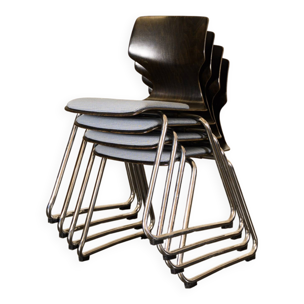 Série de 4 chaises Pagholz FLÖTOTTO