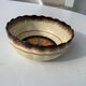 4 nesting salad bowls in enameled ceramic mbfa pont l abbé decorated vintage hand