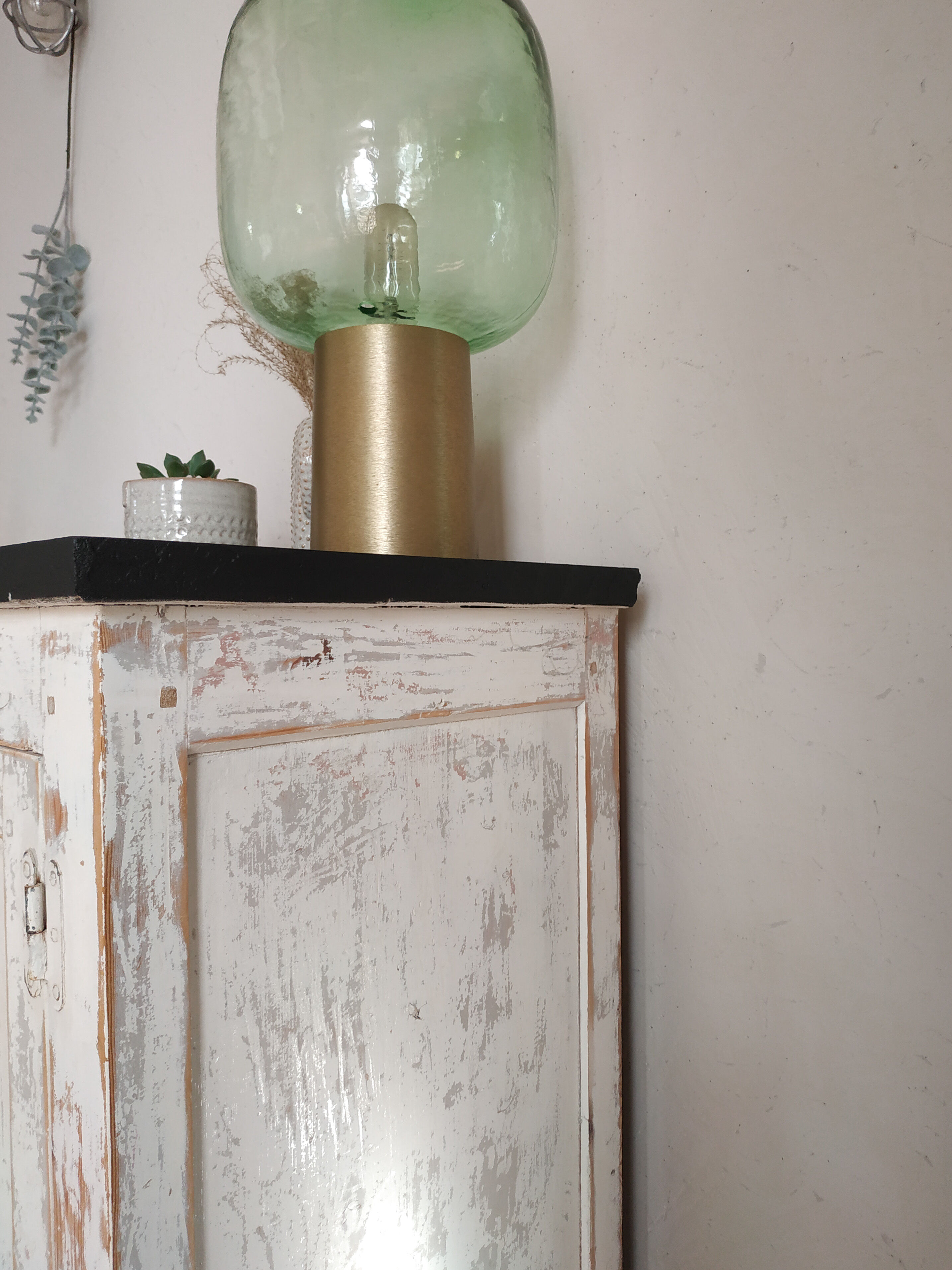 Renovated white Parisian buffet