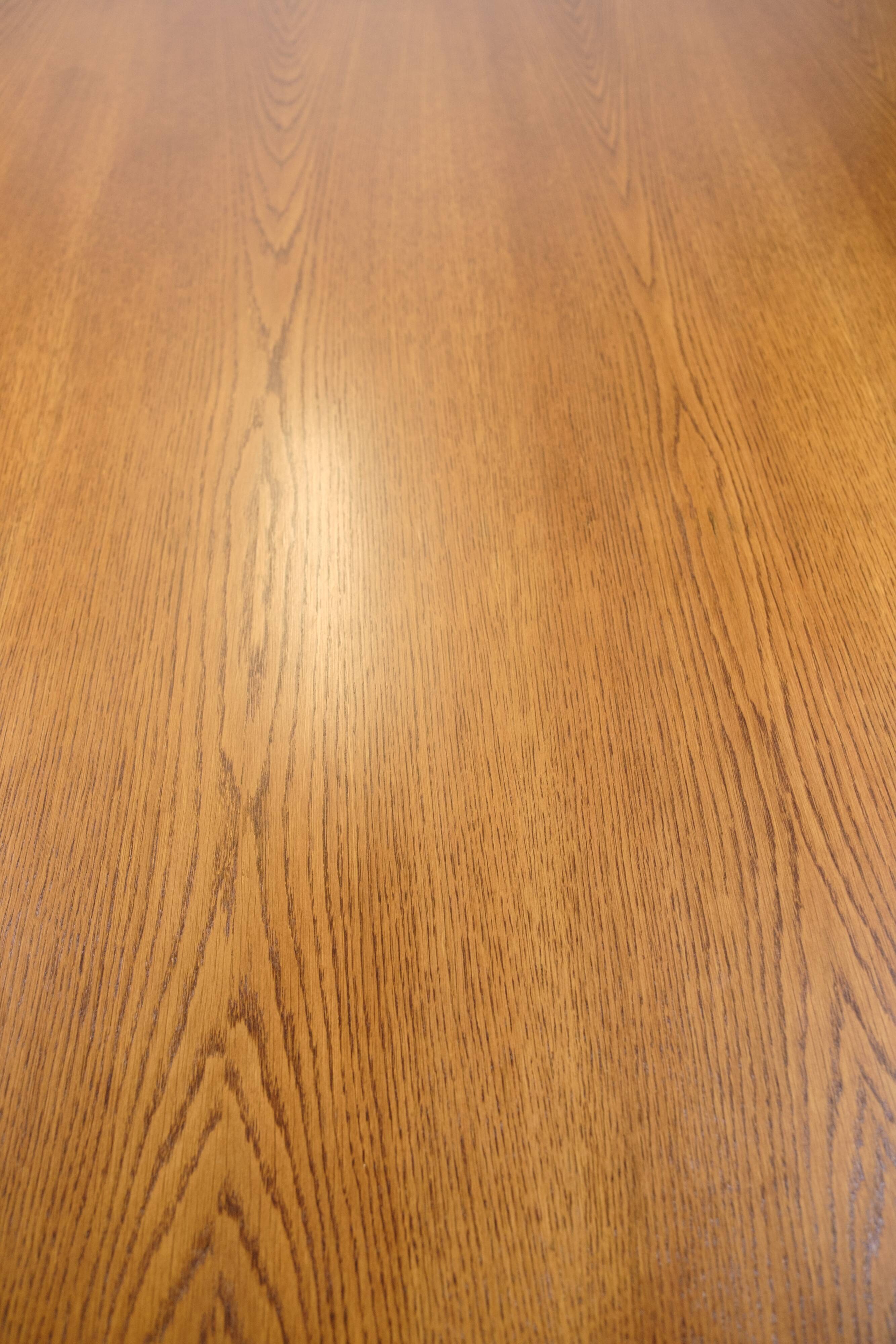 Conference table - Model Superellipse - oak surface with aluminum edge - Bruno Mathsson and Piet Hein