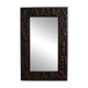 Copper relief wall mirror | Bragalini Angelo style | Italy | 1970s