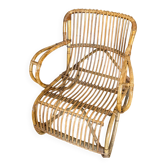 Rattan armchair