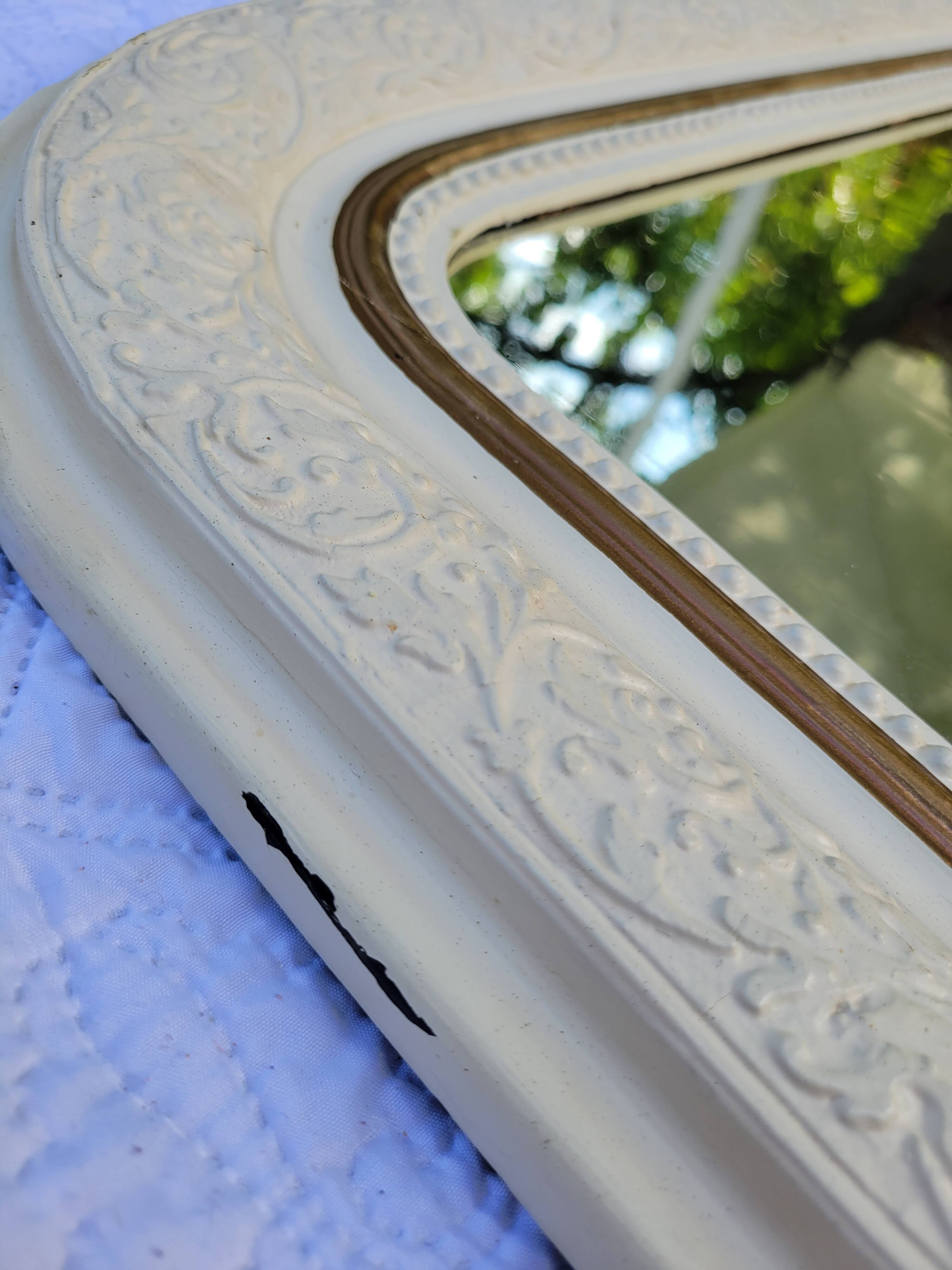 Antique Louis Philippe mercury mirror