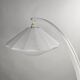 Caprani floor lamp with graphic cocoon shade, Denmark, 1970s
