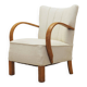 Oak armchair, Art Deco, 1950s, made in Denmark