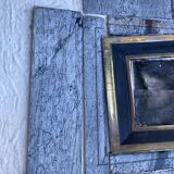 Marble fireplace