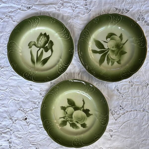 Assiettes à dessert Longwy