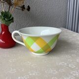 Cup Digoin Sarreguemines art deco