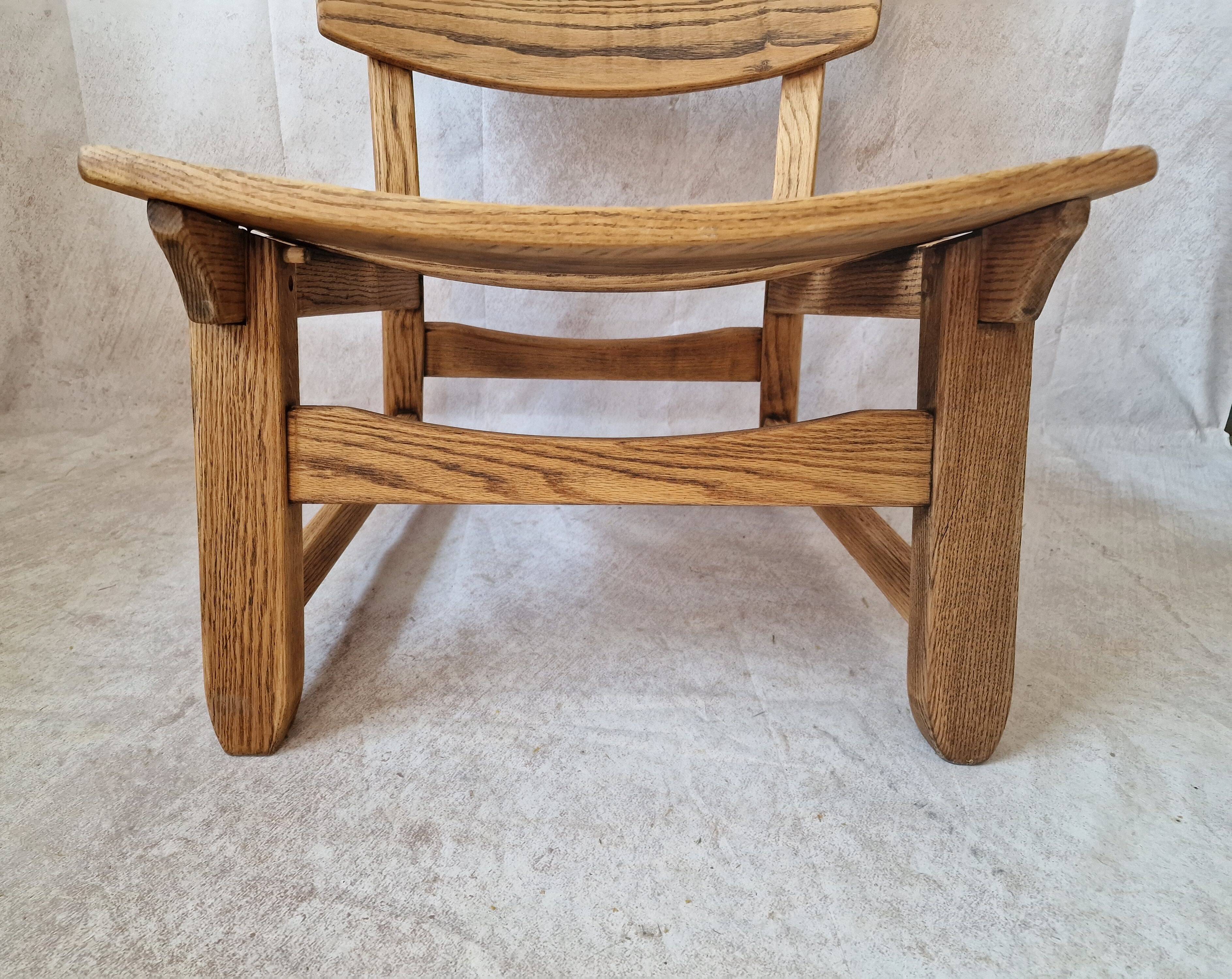 Pair of brutalist armchairs by Dittman & CO for AWA Radboud