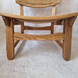 Pair of brutalist armchairs by Dittman & CO for AWA Radboud