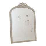 Miroir cadre en pin, design danois, années 1960, production: Danemark