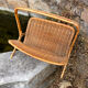 Rattan magazine rack