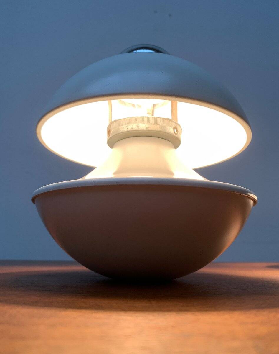 Table lamp or mushroom wall light from the German space age mid-century by Klaus Hempel for Kaiser Leuchten, 1970s, set of 2.