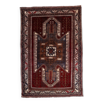 Tapis Kazak caucasien fait main en laine, années 1940
