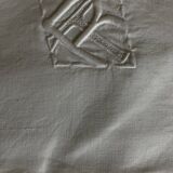 Set drap paire de taies en fil de lin de trousseau largeur 240cm RT