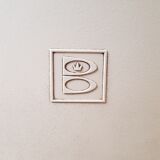 Suite of 4 double vintage bowling seats, 2 seats - brunswick - glass fibre - 1950