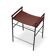 Contemporary Classic Bar Stool Artisan Cognac Leather & Black Rubber
