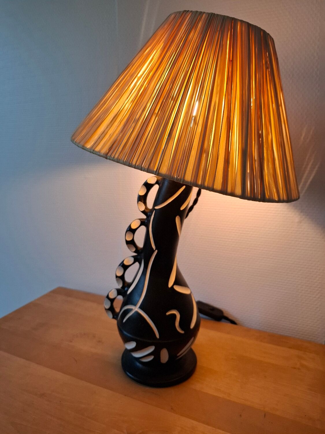 Vintage ceramic lamp