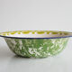 Enamelled metal salad