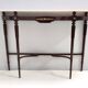 Vintage beech console table with portuguese pink marble top, italy