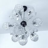 Large vintage pendant light, 70s