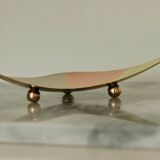 Vintage plate in mixed precious metals