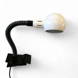 Ivory clip lamp from the space age 1970 Italy