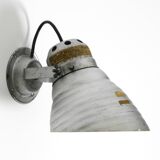 30s wall lamp by Adolf Meyer for Zeiss Ikon with adjustable mirrored shade