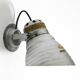 30s wall lamp by Adolf Meyer for Zeiss Ikon with adjustable mirrored shade