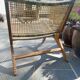 Chair / garden armchair / single-seater in retro rattan