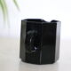Nice black milk pot, Arcoroc, OCTIME series, 1980, vintage French