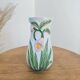 Vase in slipware with Arum flowers