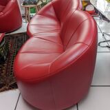 Leather sofa by Pierre Paulin by Ligne Roset