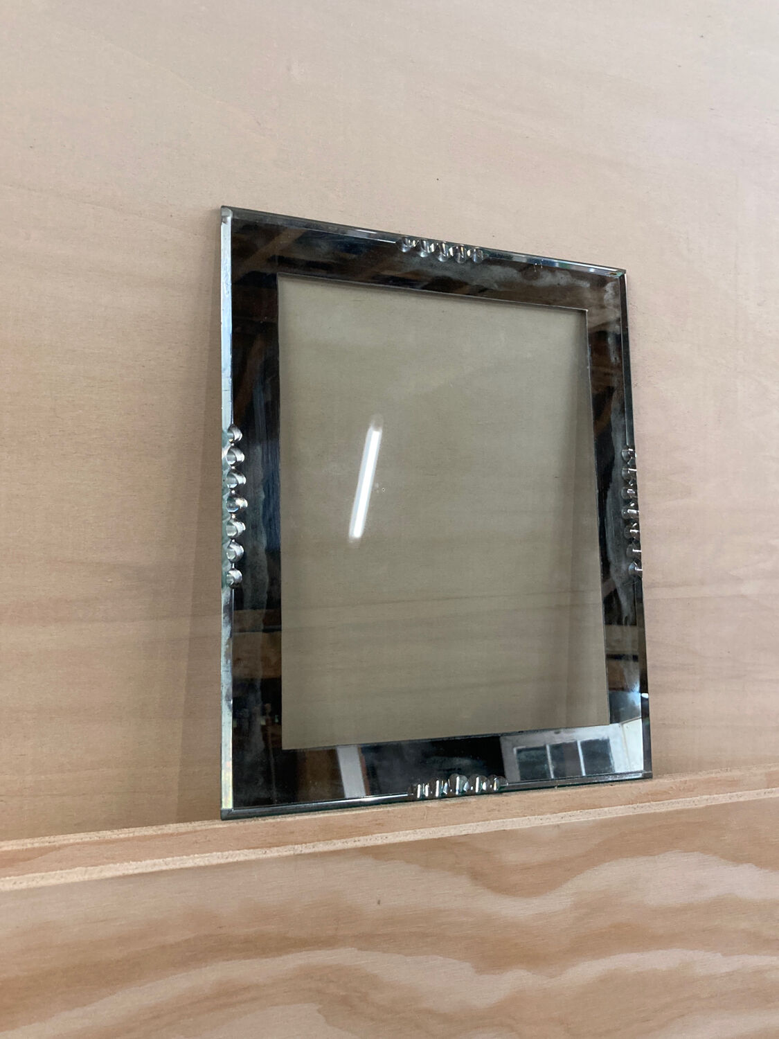 Cadre miroir vintage rectangulaire