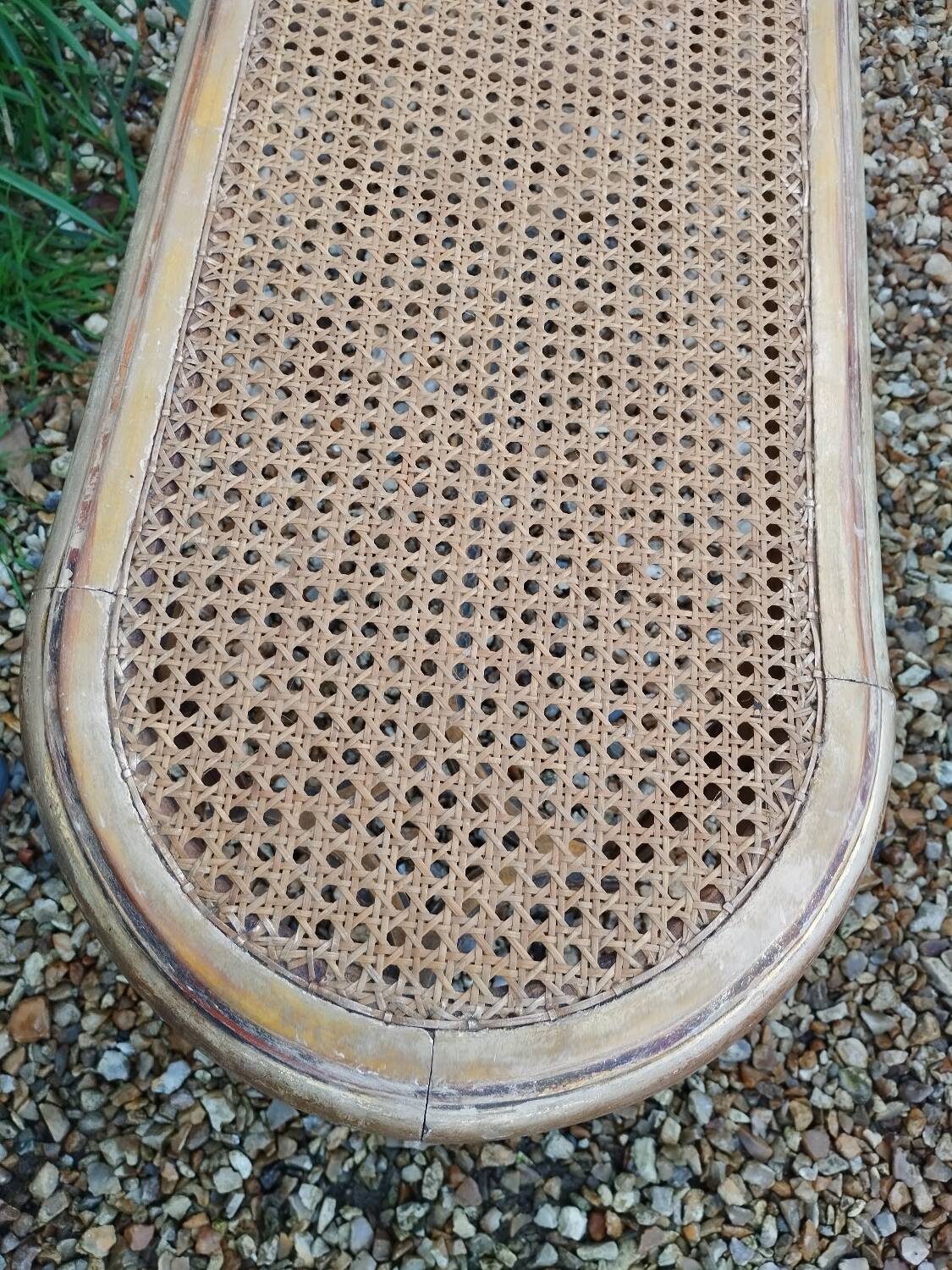 Louis XVI style gilded wood piano bench