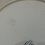 4 assiettes plates Sarreguemines U&Cie modèle noisette