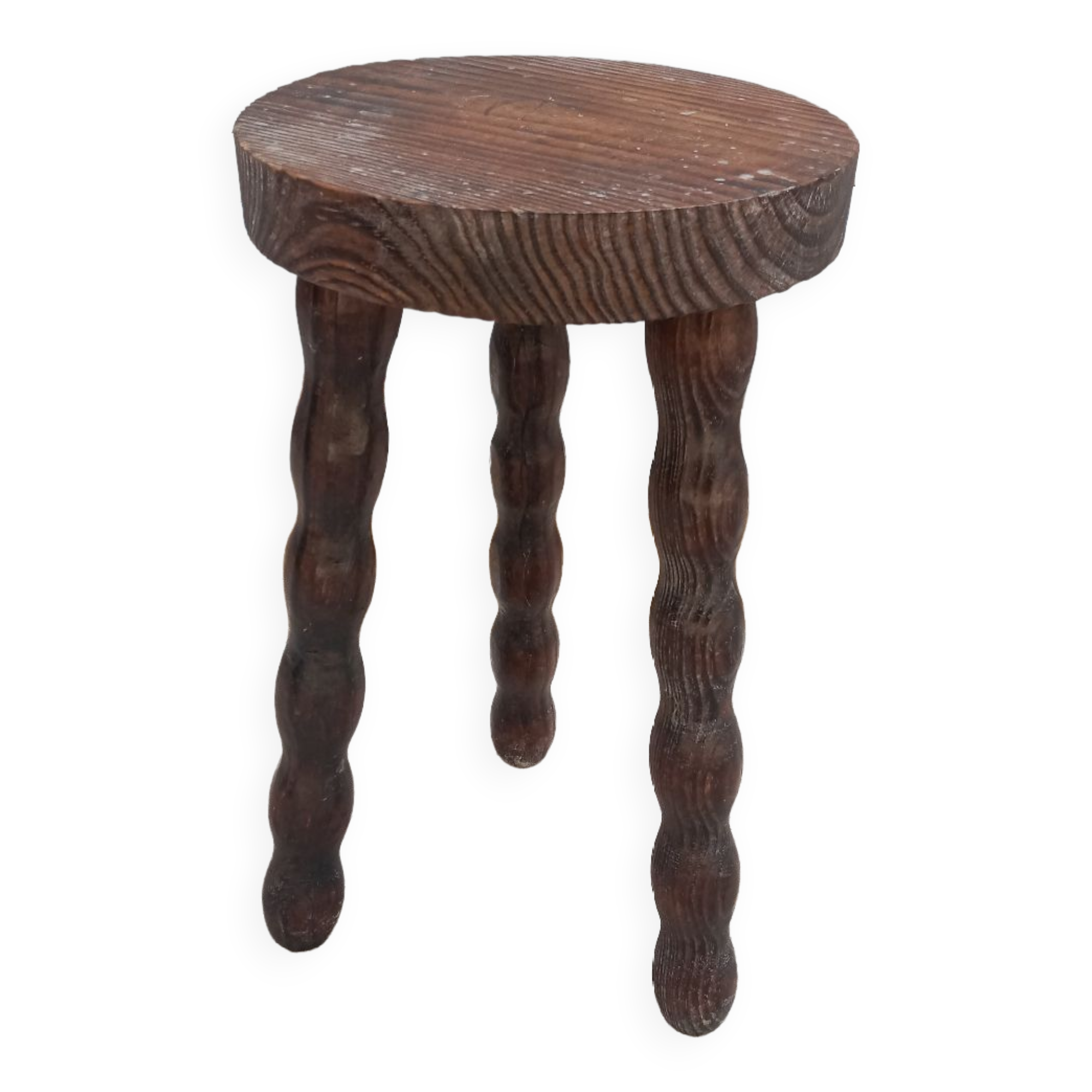 Pearl wood tripod stool