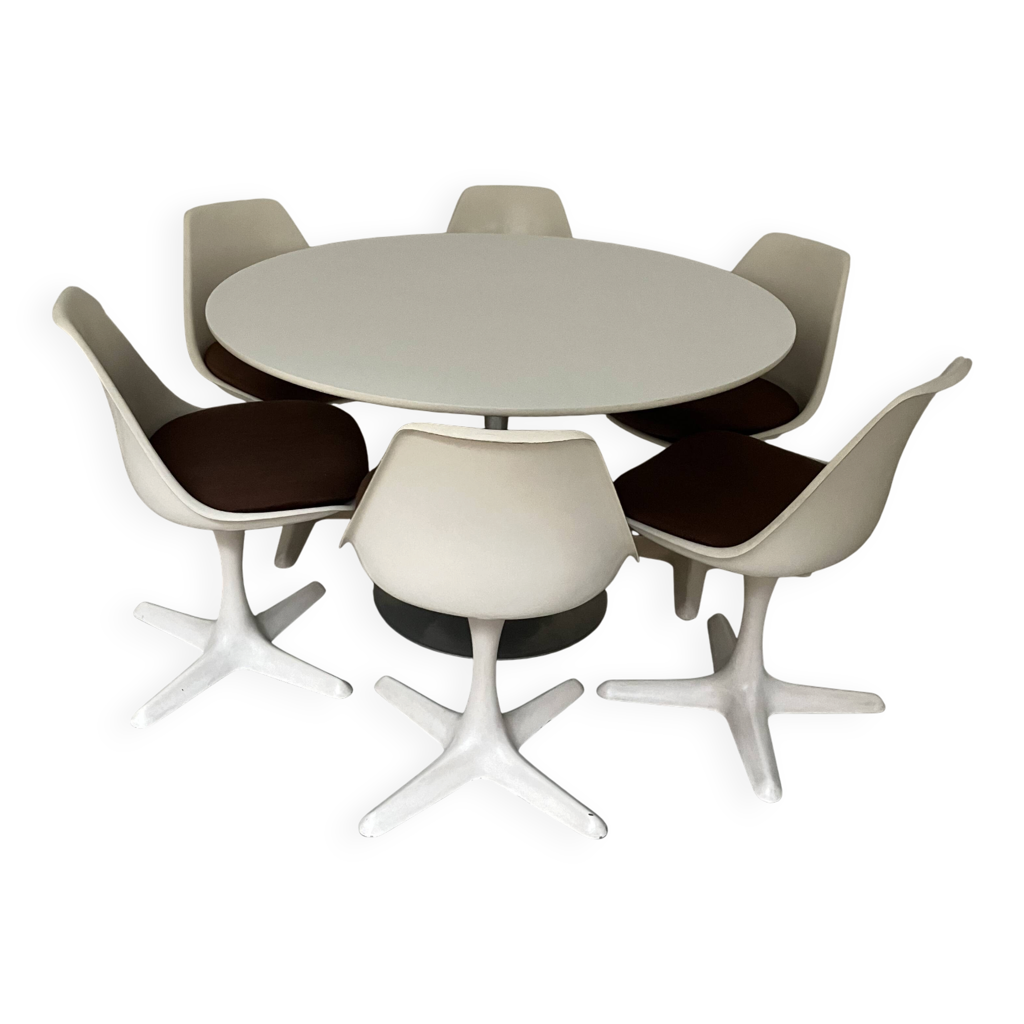 Arkana dining table + 6 chairs Roche Bobois