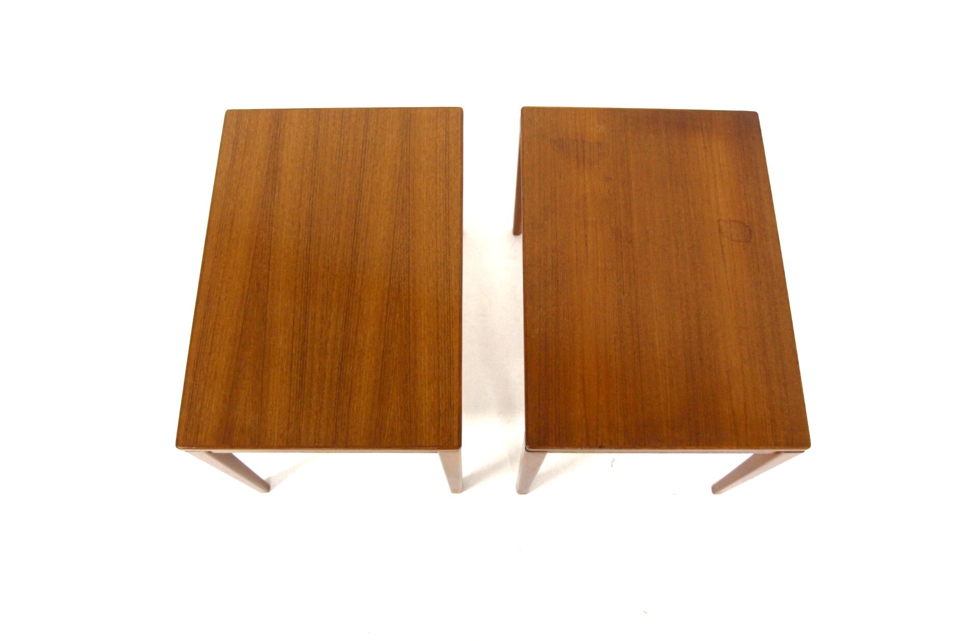 Set of 2 teak bedside tables, Sweden, 1960