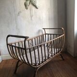 Child bed in rotin and bamboo