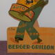 Old advertising card Berger - Grillon