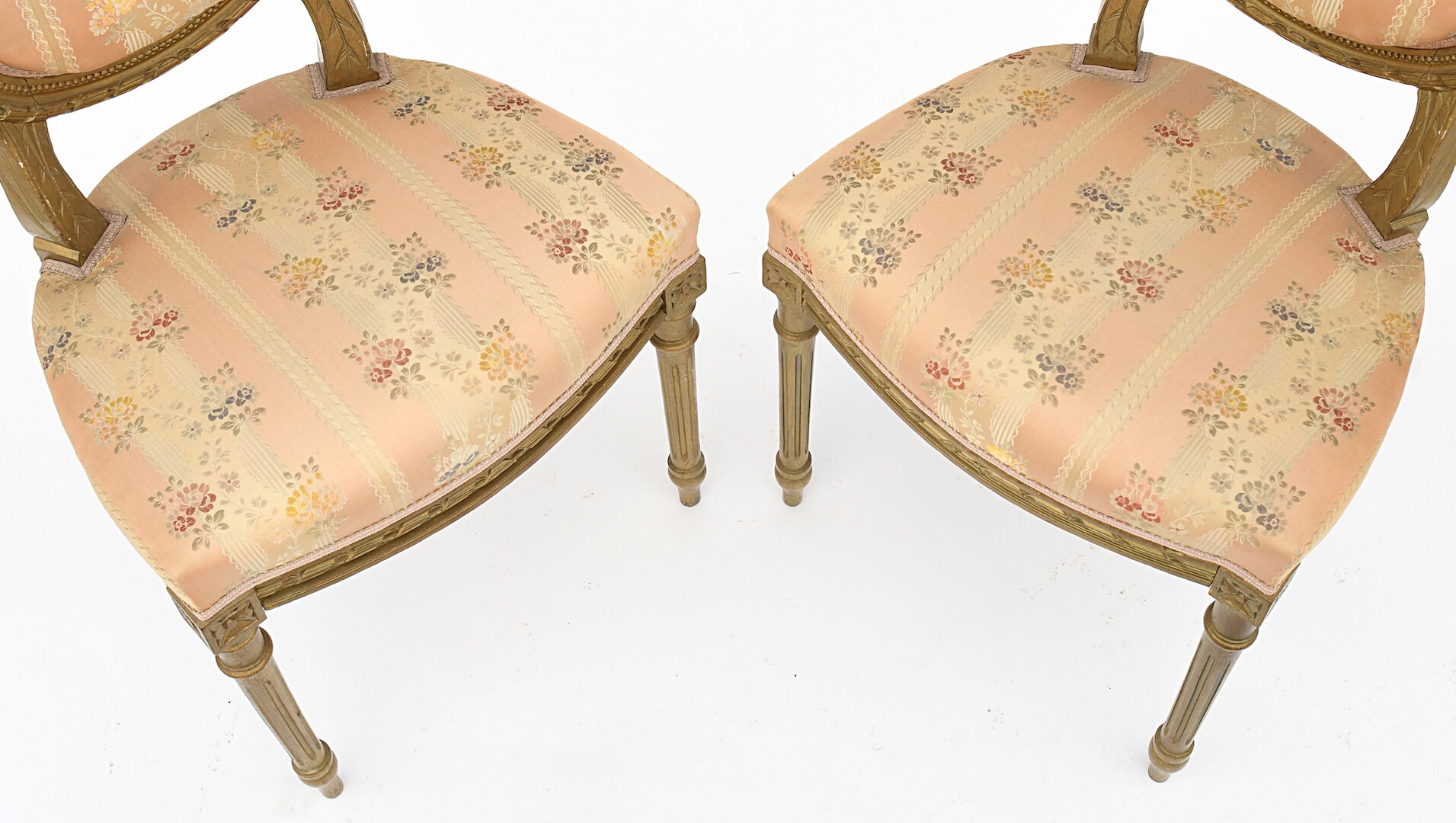 Gilded wooden living room in Louis XVI style