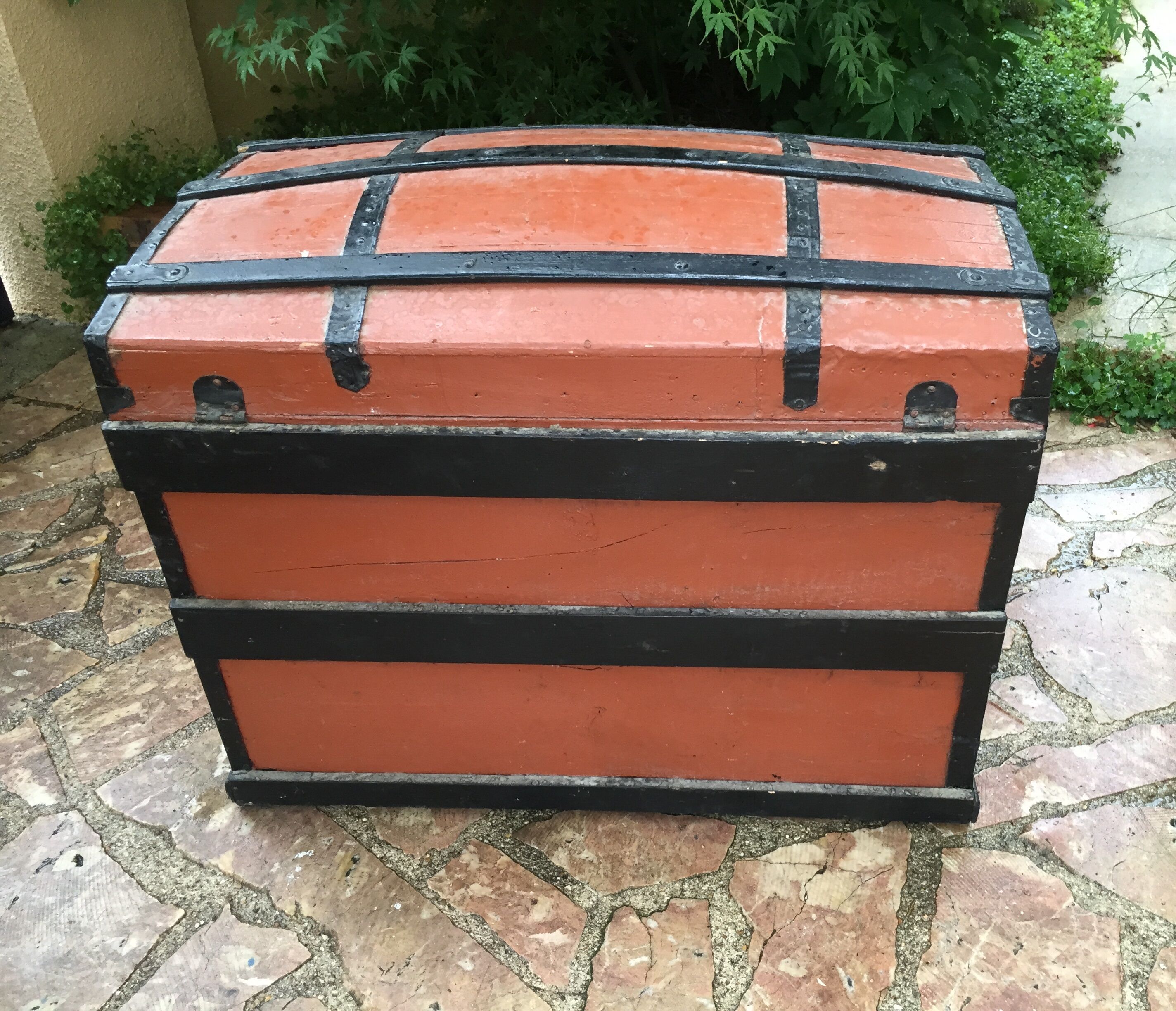 Ancient wooden trunk