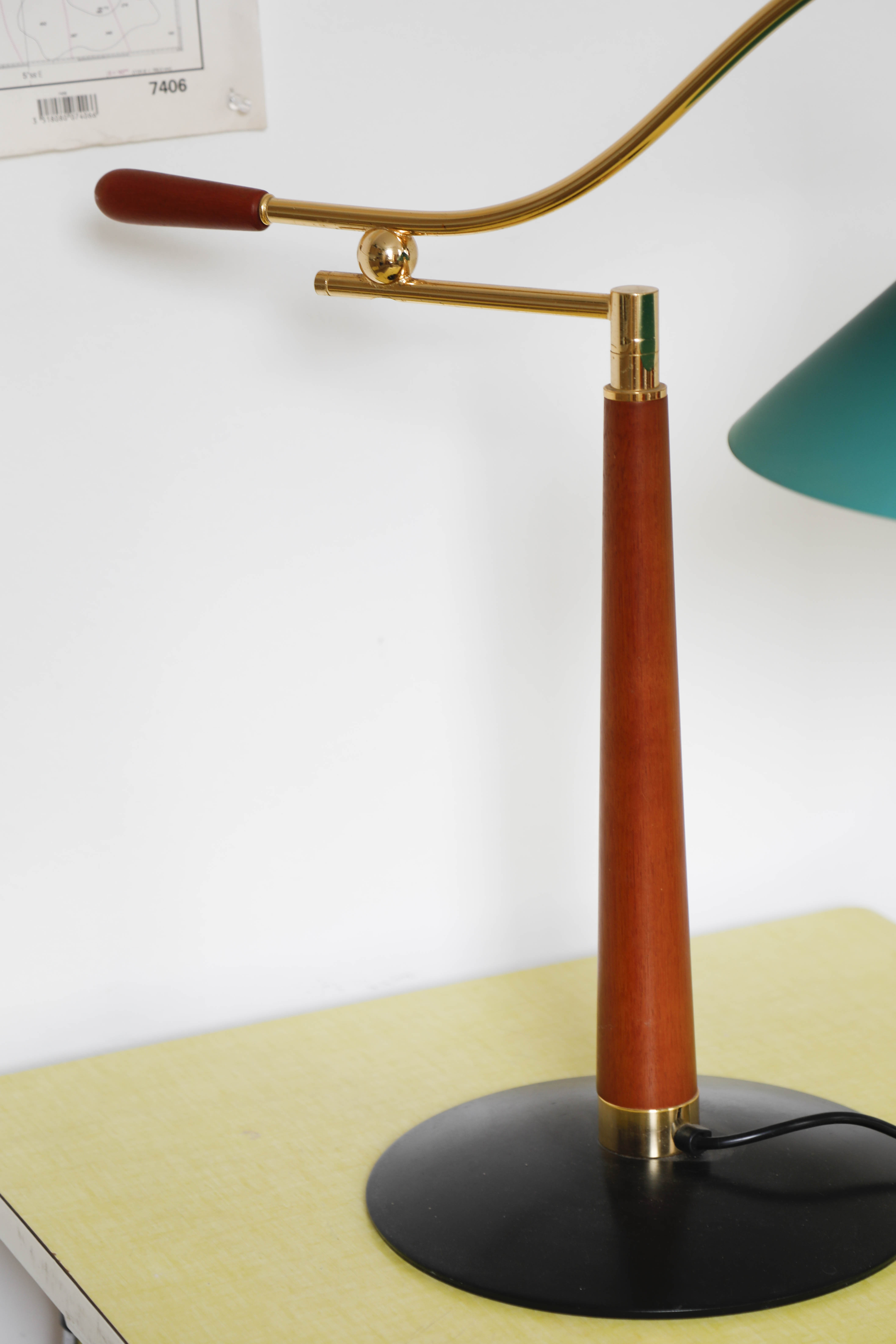 Desk lamp XXL Opaline Turquoise Italy 70